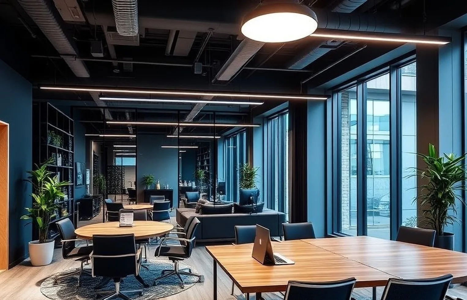 Innovation consulting modern workspace