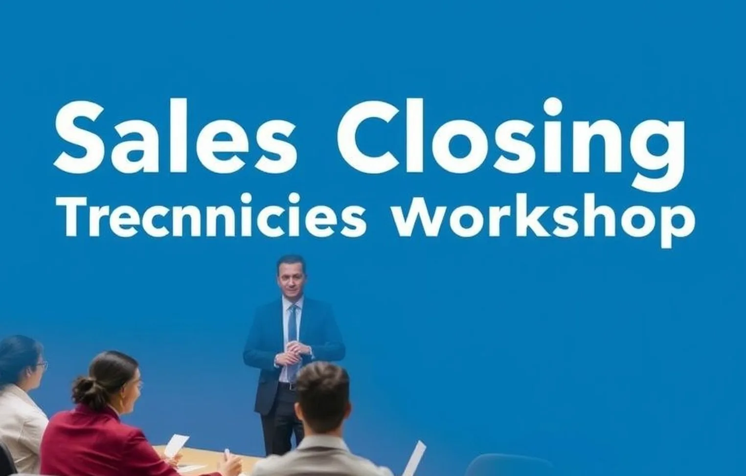 Sales closing techniques workshop